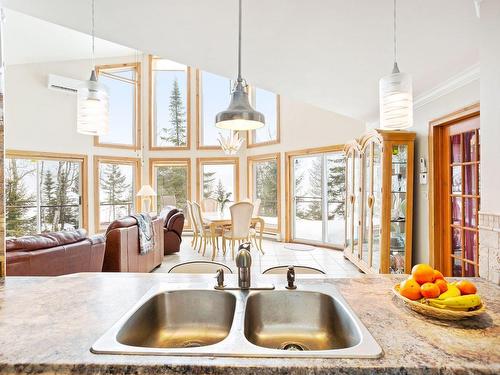 Kitchen - 49 Ch. Cadieux, La Minerve, QC - Indoor Photo Showing Kitchen With Double Sink