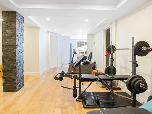 Exercise room - 49 Ch. Cadieux, La Minerve, QC - Indoor Photo Showing Gym Room