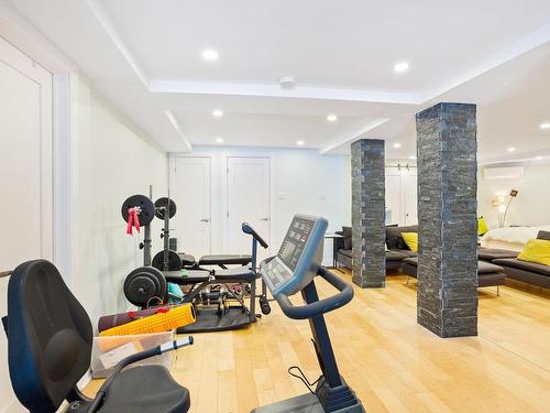 Exercise room - 49 Ch. Cadieux, La Minerve, QC - Indoor Photo Showing Gym Room