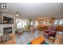 4740 20 Street Unit# 88, Vernon, BC  - Indoor Photo Showing Living Room With Fireplace 