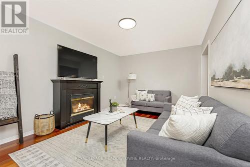 53 Gooderham Drive, Halton Hills, ON - Indoor Photo Showing Living Room With Fireplace