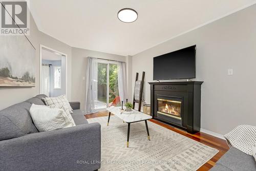 53 Gooderham Drive, Halton Hills, ON - Indoor Photo Showing Living Room With Fireplace