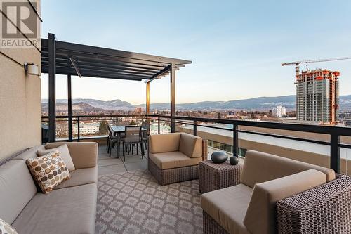 1395 Ellis Street Unit# 902, Kelowna, BC - Outdoor With Deck Patio Veranda With Exterior