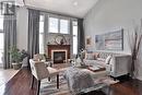 4210 Sarazen Drive, Burlington, ON  - Indoor Photo Showing Living Room With Fireplace 