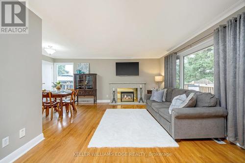 162 Prince Charles Drive, Halton Hills, ON - Indoor Photo Showing Living Room With Fireplace