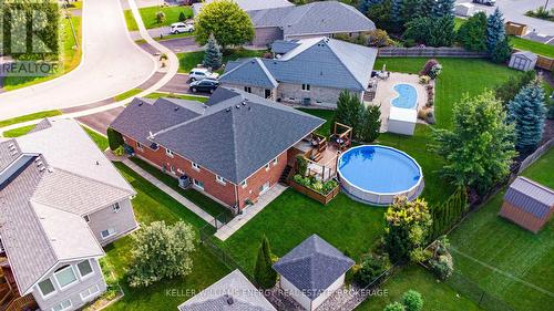 27 Boyce Court, Belleville, ON - Outdoor With Above Ground Pool With Deck Patio Veranda With View