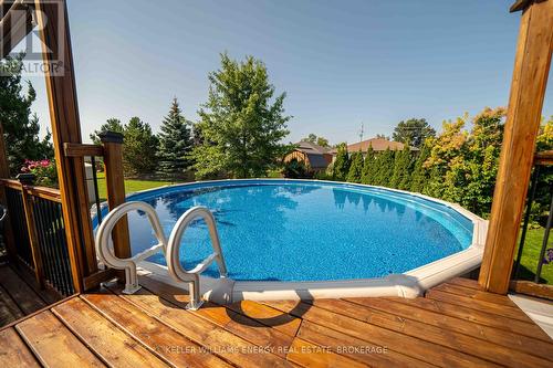 27 Boyce Court, Belleville, ON - Outdoor With Above Ground Pool With Backyard