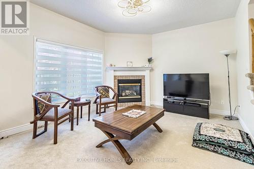 3041 Lavenham Place, Mississauga (Churchill Meadows), ON - Indoor Photo Showing Living Room With Fireplace