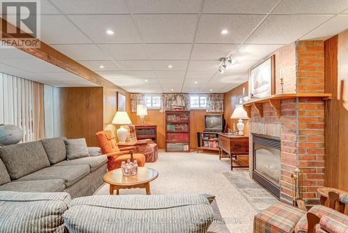 1 Ladore Drive, Brampton, ON - Indoor Photo Showing Other Room With Fireplace