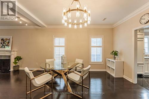 10 Cole Millway, Toronto (Bridle Path-Sunnybrook-York Mills), ON - Indoor Photo Showing Dining Room With Fireplace