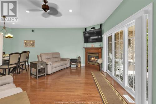 5968 Ballantrae Crescent, Windsor, ON - Indoor Photo Showing Living Room With Fireplace