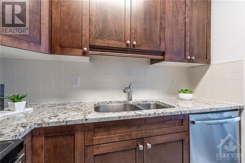 1201 Ohio Street Unit#203, Ottawa, ON - Indoor Photo Showing Kitchen With Double Sink