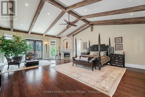 26 Ryckman Lane, Brampton (Toronto Gore Rural Estate), ON - Indoor Photo Showing Other Room With Fireplace