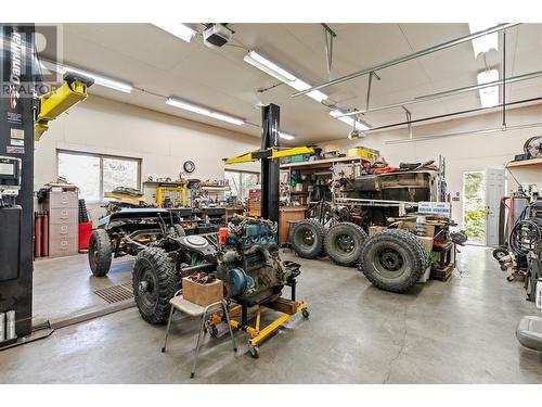 43 Puckett Road, Cherryville, BC - Indoor Photo Showing Garage