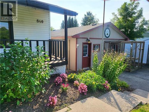 Front gardens - 840 Stewart Boulevard, Brockville, ON - Outdoor With Deck Patio Veranda