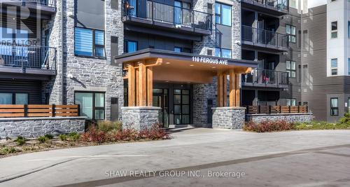 416 - 110 Fergus Avenue, Kitchener, ON - Outdoor With Facade