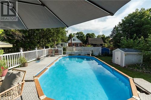 369 Mill Street, Kitchener, ON - Outdoor With Above Ground Pool With Exterior