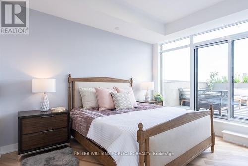 606 - 1285 Queen Street E, Toronto (Greenwood-Coxwell), ON - Indoor Photo Showing Bedroom