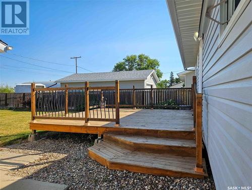 309 7Th Avenue W, Rosetown, SK - Outdoor With Deck Patio Veranda With Exterior