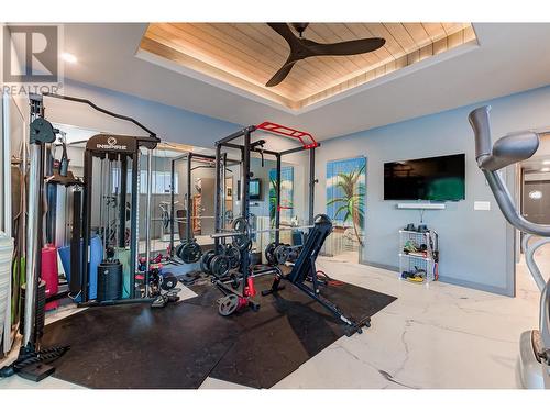 126 Riverdale Drive, Enderby, BC - Indoor Photo Showing Gym Room