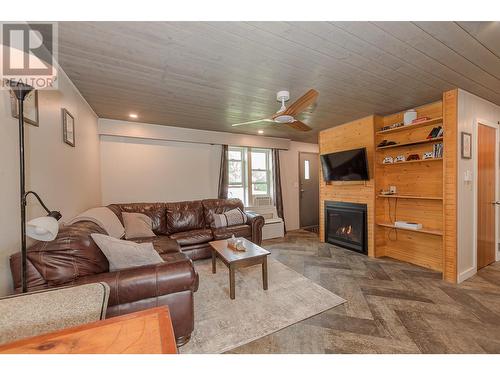 126 Riverdale Drive, Enderby, BC - Indoor Photo Showing Living Room With Fireplace