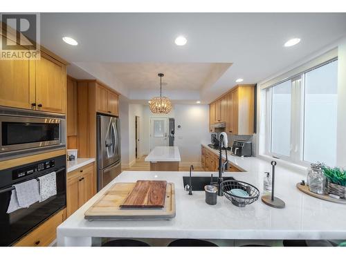 6158 Tie Lake Shore  N Road, Jaffray, BC - Indoor Photo Showing Kitchen With Stainless Steel Kitchen