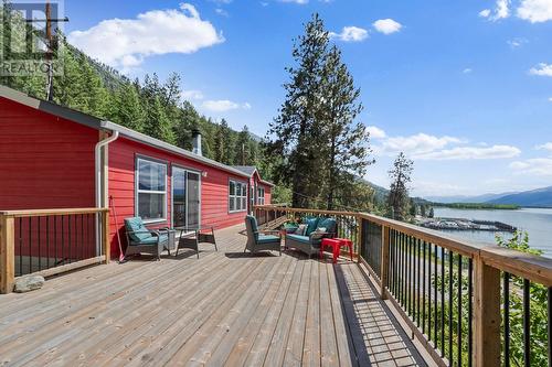 9412 3A Highway, Kuskanook, BC - Outdoor With Body Of Water With Deck Patio Veranda With Exterior