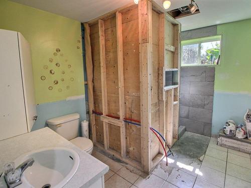 Powder room - 50 Rue De L'Église, Saint-Félix-De-Dalquier, QC - Indoor Photo Showing Bathroom