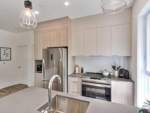 Cuisine - 314-3060 Rue De La Comtesse, Laval (Duvernay), QC - Indoor Photo Showing Kitchen With Upgraded Kitchen