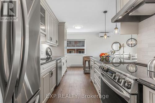 303 - 350 Concession Street, Hamilton (Centremount), ON - Indoor Photo Showing Kitchen With Stainless Steel Kitchen With Upgraded Kitchen