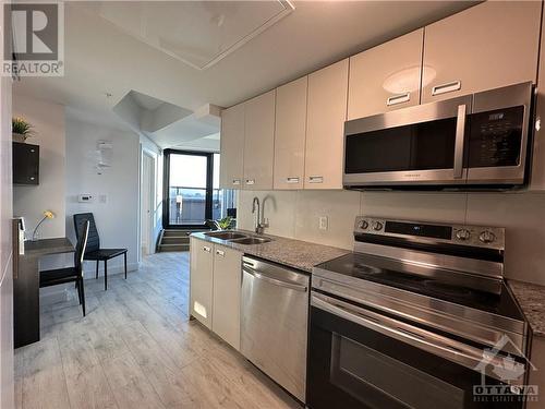 652 Princess Street Unit#513, Kingston, ON - Indoor Photo Showing Kitchen With Double Sink