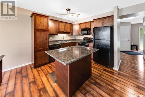 212 615 Lynd Crescent, Saskatoon, SK - Indoor Photo Showing Kitchen With Double Sink