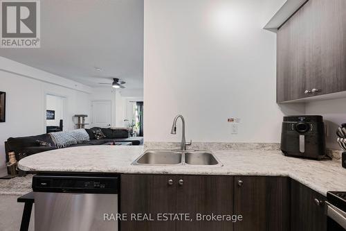 309 - 54 Koda Street, Barrie, ON - Indoor Photo Showing Kitchen With Double Sink