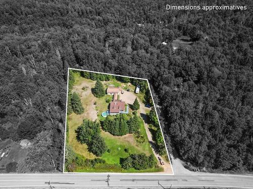 Aerial photo - 1150 Rg Sacacomie, Saint-Alexis-Des-Monts, QC -  With View