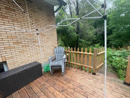 Backyard - 14 Prom. Lakeview, Gatineau (Aylmer), QC - Outdoor With Deck Patio Veranda With Exterior