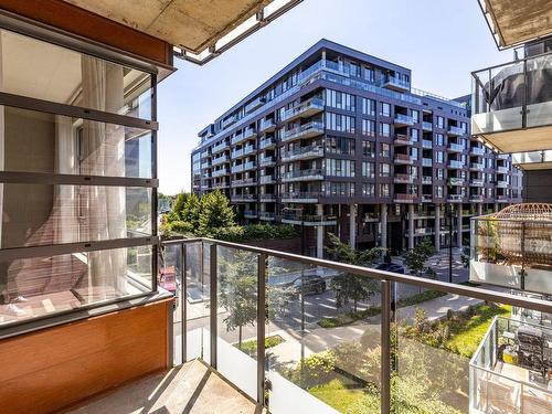 Balcony - 401-1869 Rue Des Bassins, Montréal (Le Sud-Ouest), QC - Outdoor With Balcony With Exterior