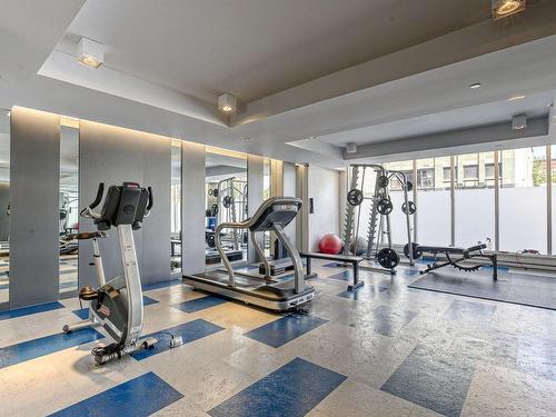 Exercise room - 401-1869 Rue Des Bassins, Montréal (Le Sud-Ouest), QC - Indoor Photo Showing Gym Room