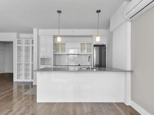 Kitchen - 401-1869 Rue Des Bassins, Montréal (Le Sud-Ouest), QC - Indoor Photo Showing Kitchen With Upgraded Kitchen