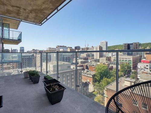 Balcony - 1001-1155 Rue De La Montagne, Montréal (Ville-Marie), QC - Outdoor With Balcony With View