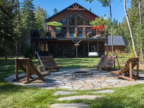 Back facade - 2088 Ch. Régimbald, Saint-Donat, QC - Outdoor With Deck Patio Veranda