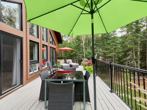 Patio - 2088 Ch. Régimbald, Saint-Donat, QC - Outdoor With Deck Patio Veranda With Exterior