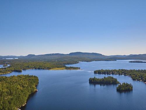 Aerial photo - 2088 Ch. Régimbald, Saint-Donat, QC - Outdoor With Body Of Water With View