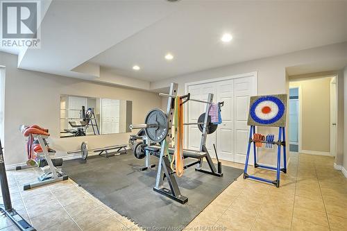 146 Park Lane Circle, Amherstburg, ON - Indoor Photo Showing Gym Room