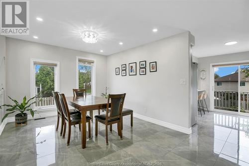 11089 Ancona Crescent, Windsor, ON - Indoor Photo Showing Dining Room