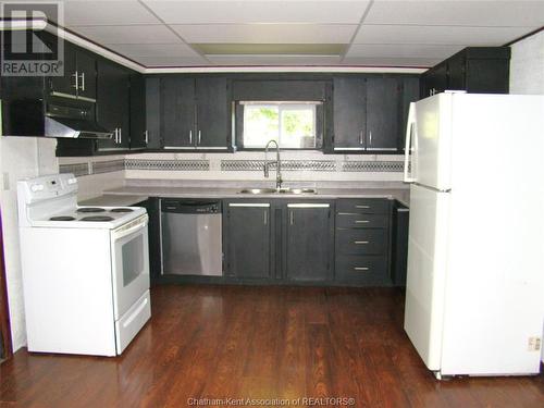 178 Victoria Street, Highgate, ON - Indoor Photo Showing Kitchen With Double Sink