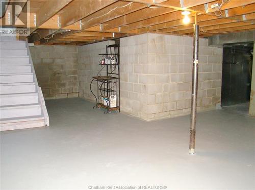 178 Victoria Street, Highgate, ON - Indoor Photo Showing Basement