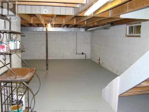 178 Victoria Street, Highgate, ON - Indoor Photo Showing Basement