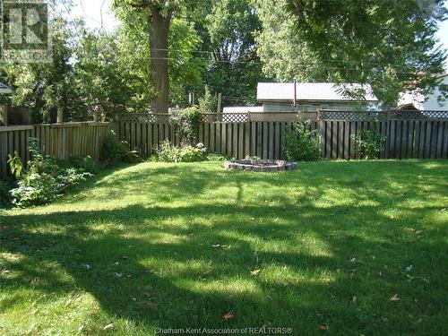 178 Victoria Street, Highgate, ON - Outdoor With Backyard