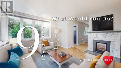 9 Cork Place, St. John'S, NL - Indoor Photo Showing Living Room With Fireplace