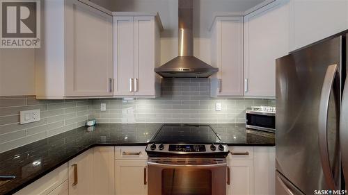 302 2128 Dewdney Avenue, Regina, SK - Indoor Photo Showing Kitchen With Stainless Steel Kitchen